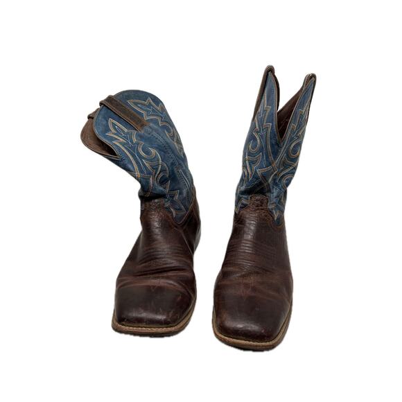 Durango Western Boots Acorn Cobalt Blue Mens 13 - Picture 1 of 7